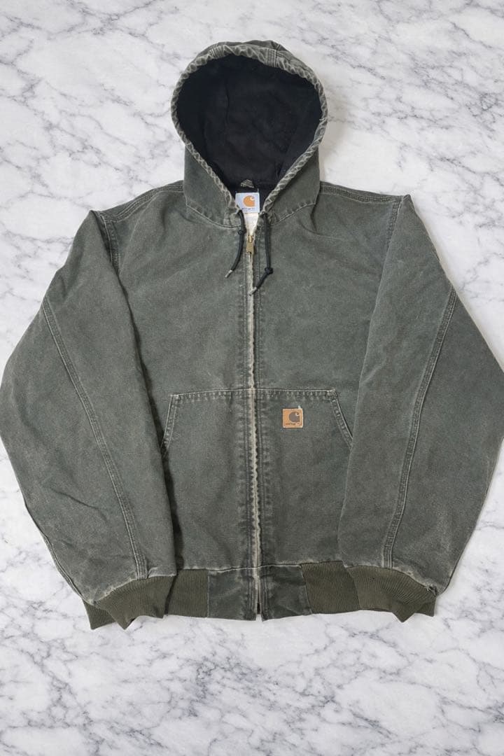 し*も様 Carhartt アクティブジャケット オリーブグリーン