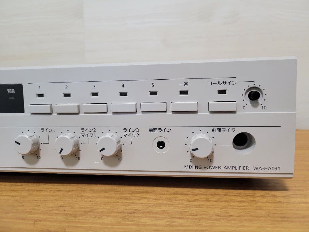 美品　Panasonic 卓上型デジタルアンプ30W WA-HA031