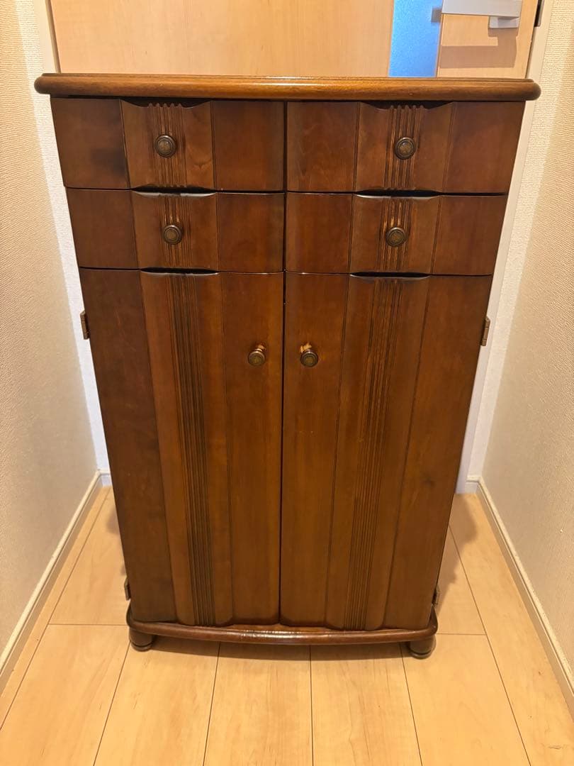 イギリス製 西洋 アンティーク コンソール キャビネット 飾り棚