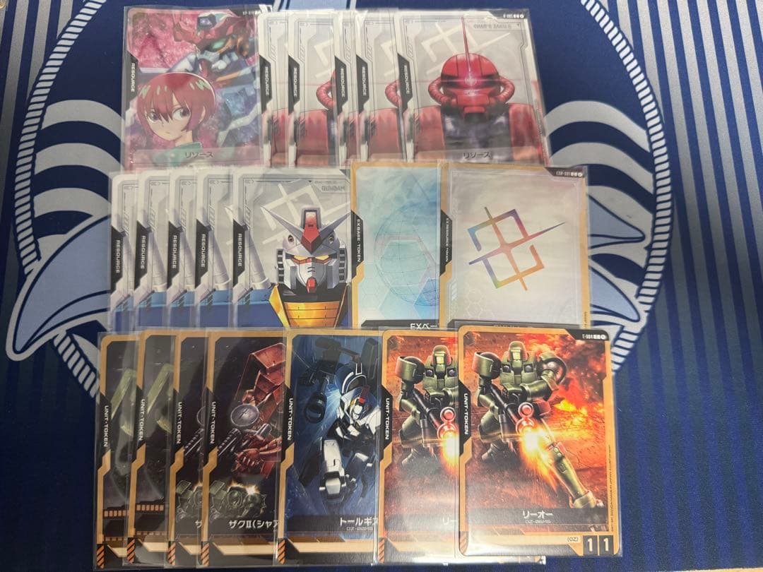 【匿名配送＆ガチ構築】ガンダムカードゲーム 青緑ジオン 青緑アグロ 構築済デッキ