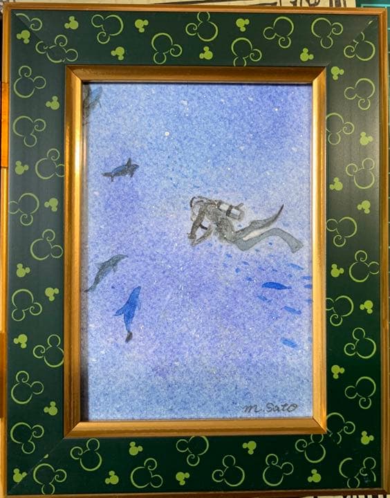 癒しの絵　パステル画　水彩画