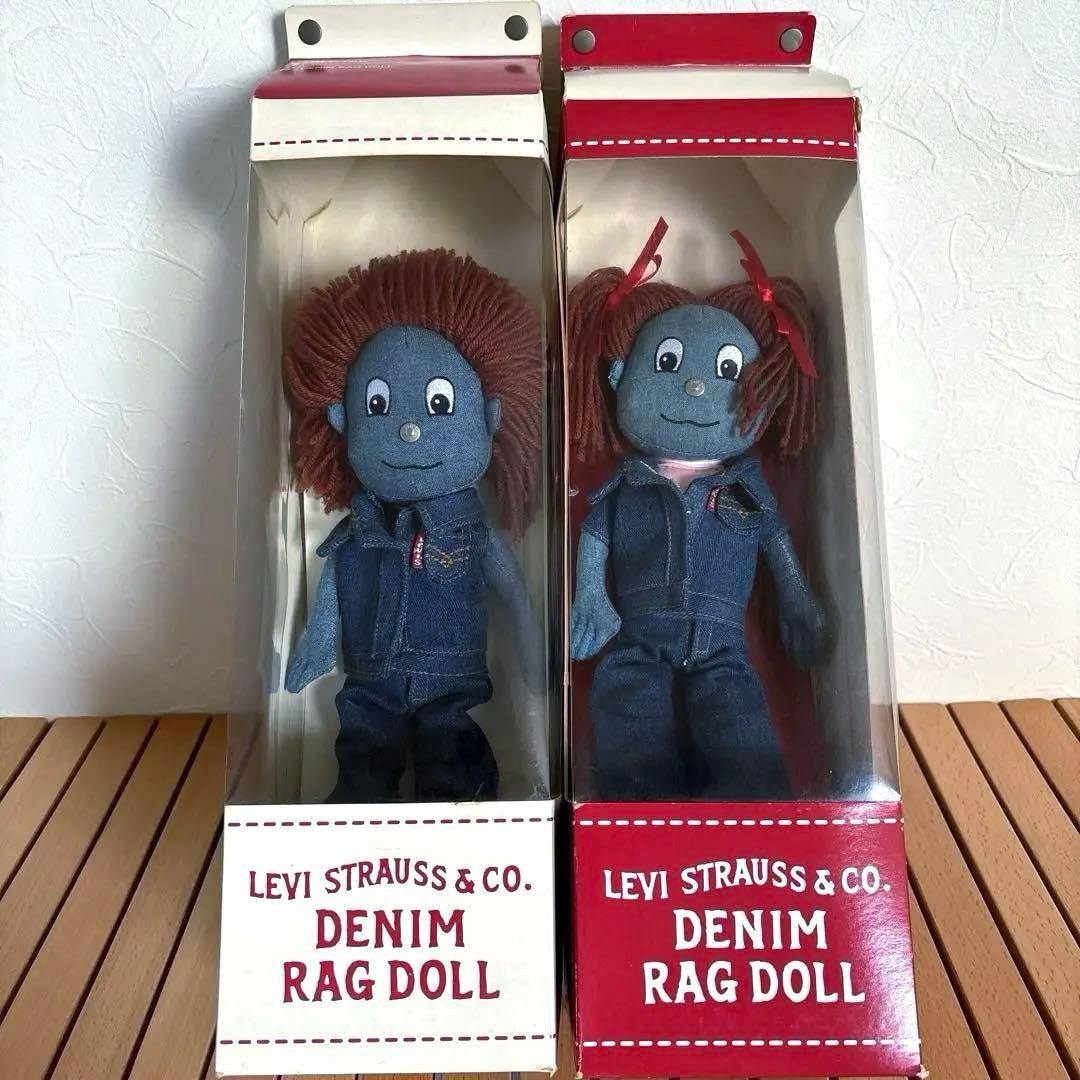 希少！BOY GlRLリーバイス LEVIS デニムラグドール 人形ヴィンテージ