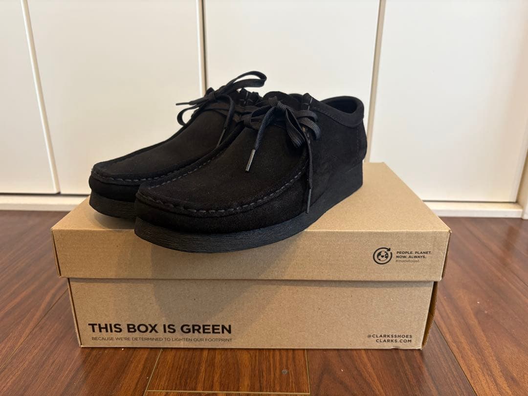 CLARKS クラークス　ワラビー 【26.5】ブラック