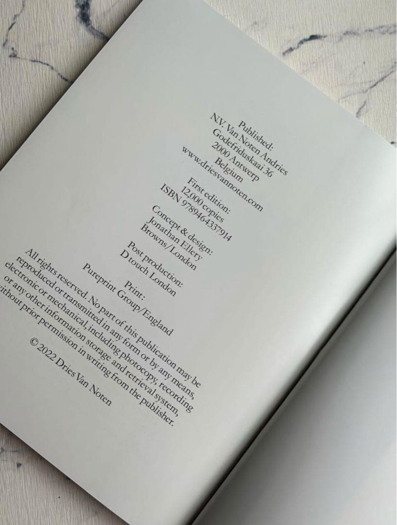 非売品【Dries Van Noten】ルックブック