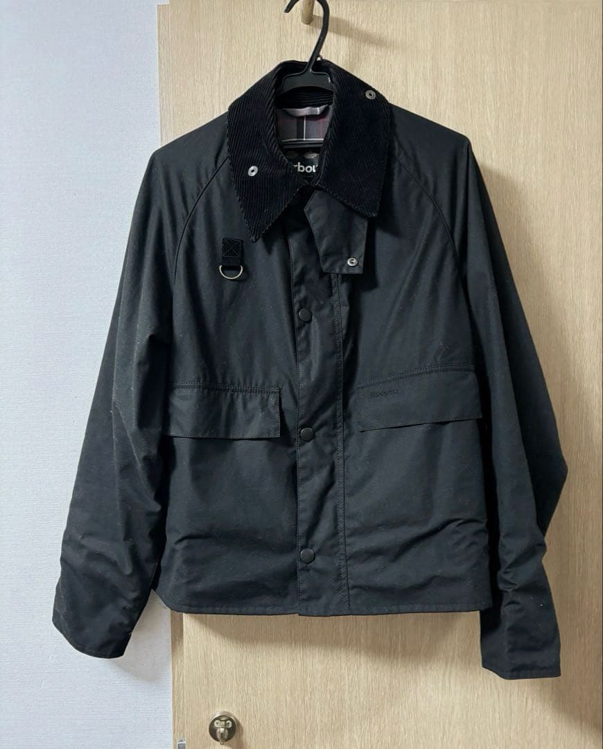 美品 Barbourバブアー SPEY/スペイ ワックスショートジャケット 40