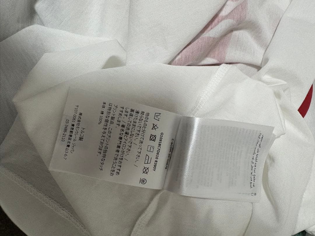 モンクレール メンズ　Tシャツ　カットソー　L