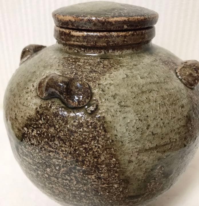 信楽焼  茶壷  骨董品  アンティーク  茶壺