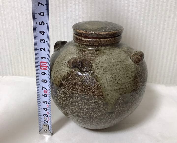 信楽焼  茶壷  骨董品  アンティーク  茶壺