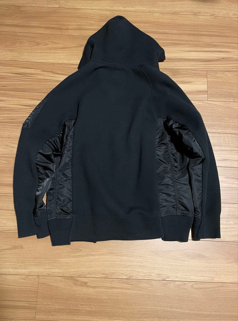 sacai サカイ スポンジスウェット パーカー フーディー