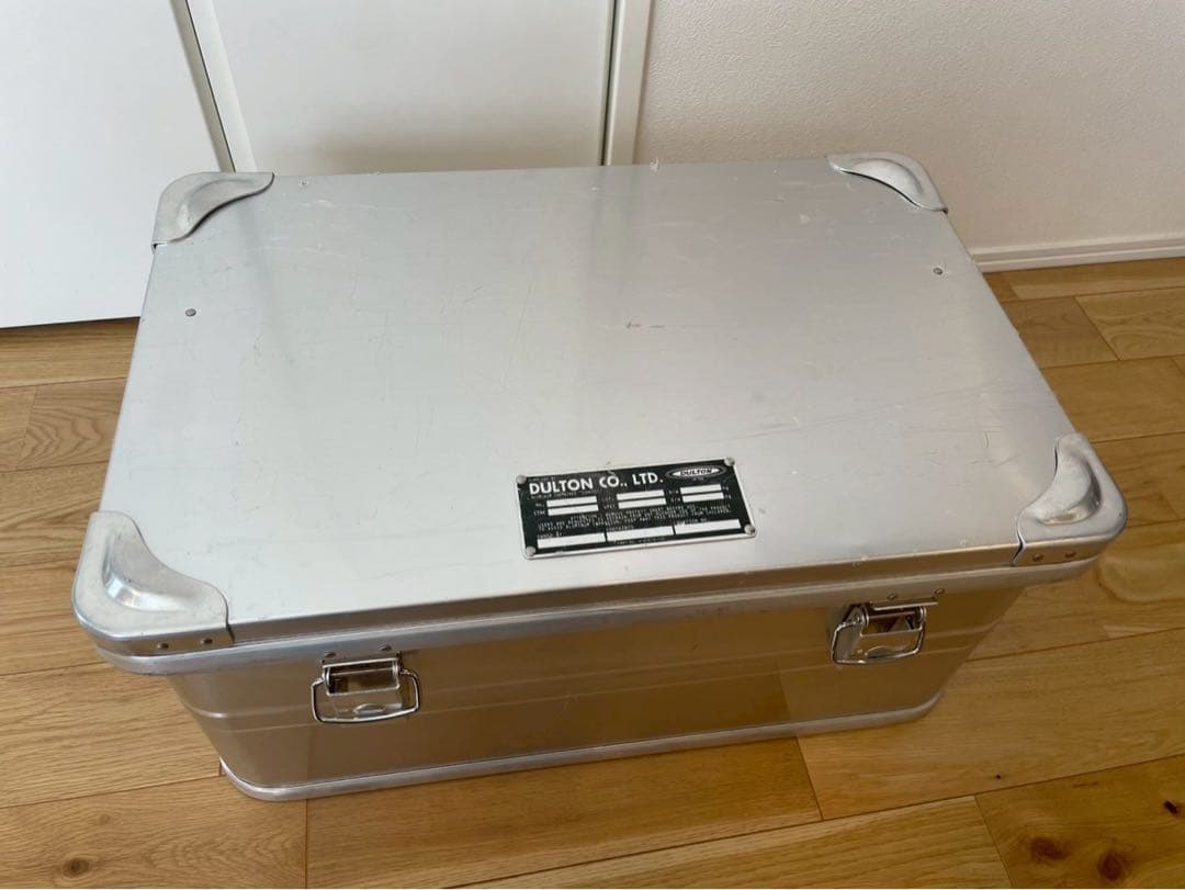 ※期間限定値下げ【廃盤・希少】DULTON アルミコンテナ M 旧型　ロゴなし