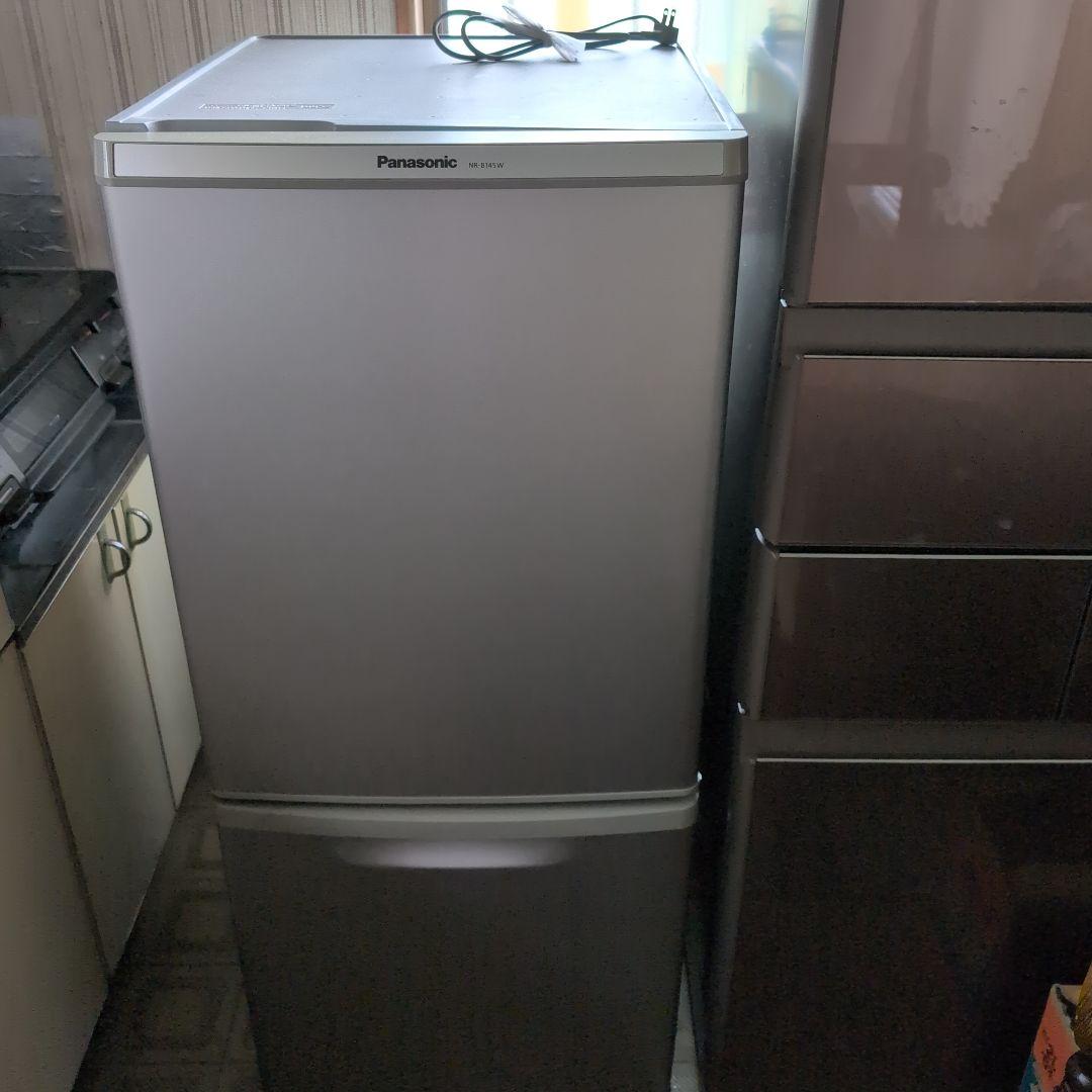 Panasonic 2ドア冷蔵庫 シルバー 3棚