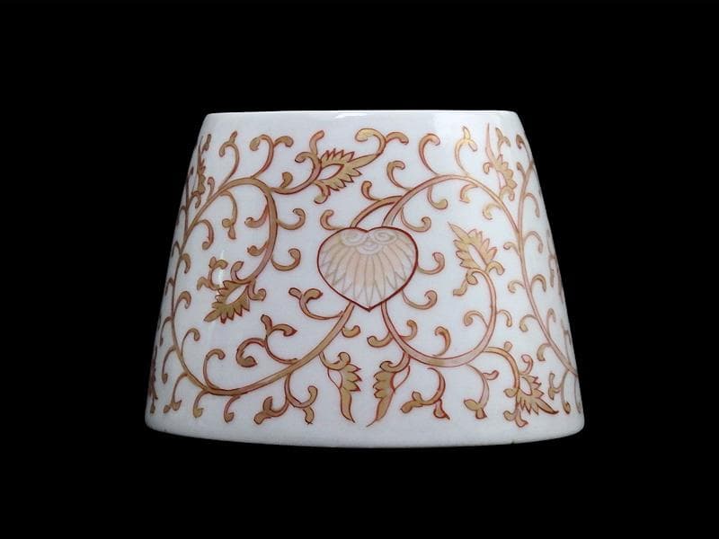 古伊万里　金襴手　金唐草の図　大振蕎麦猪口　E777AS-fbsc