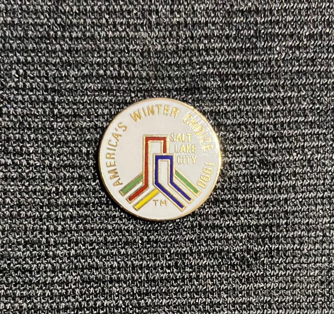 希少 1998オリンピック招致ピンバッジ/ソルトレイクシテ−②