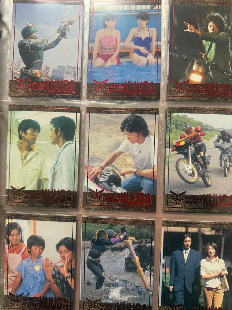 【美品】仮面ライダークウガ DVD全巻購入特典 特製カードフォルダとカードセット