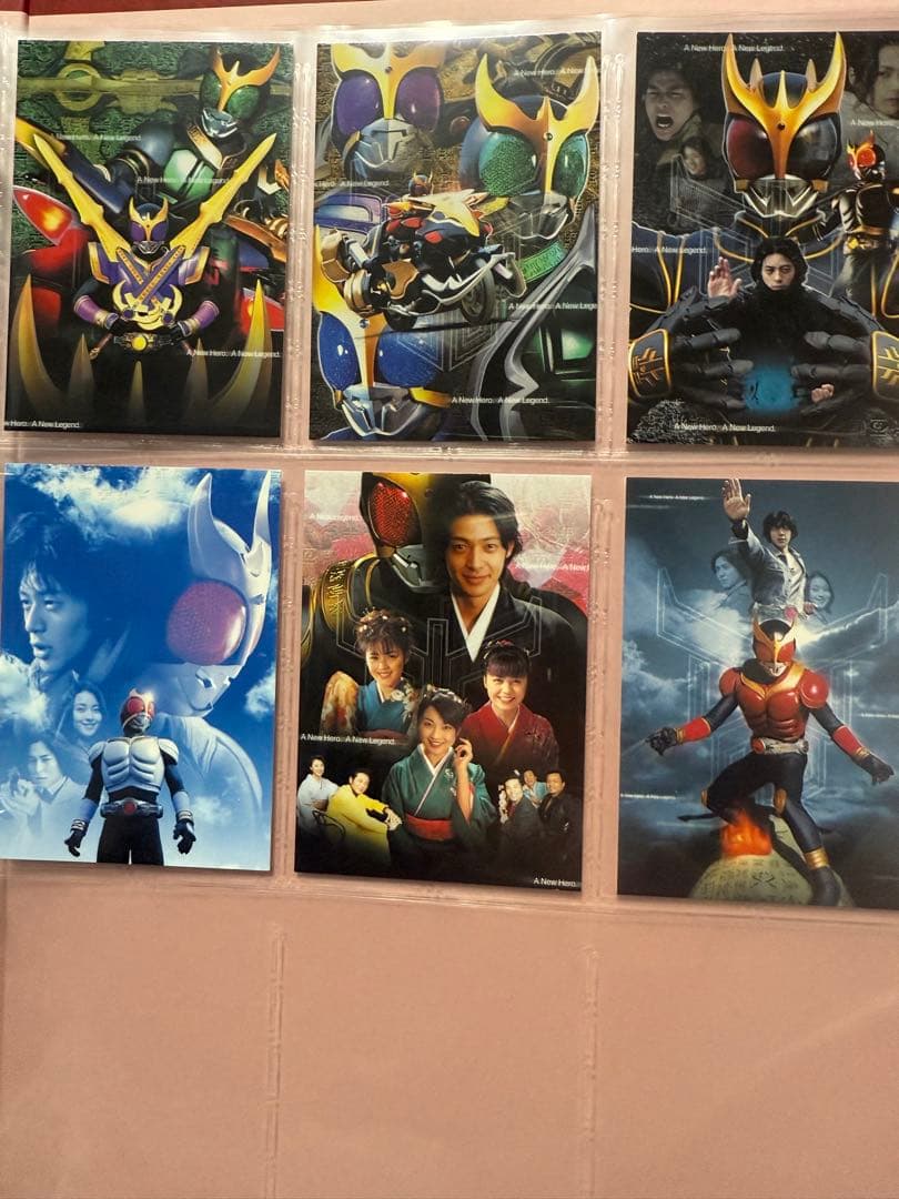 【美品】仮面ライダークウガ DVD全巻購入特典 特製カードフォルダとカードセット