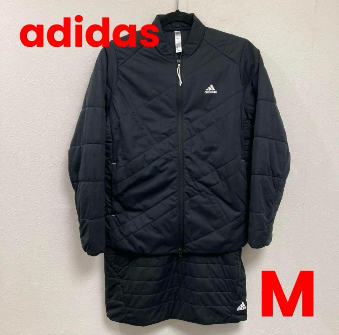 アディダス　ダウンジャケットスカート上下セット【新品】Mサイズ　ゴルフウェア⑤