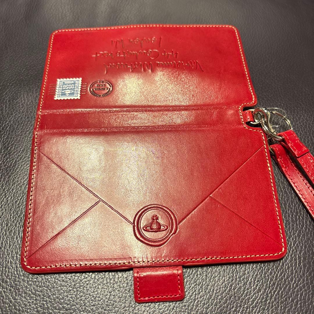 ヴィヴィアンウエストウッド　牛革　エンベロープ　スマホケース