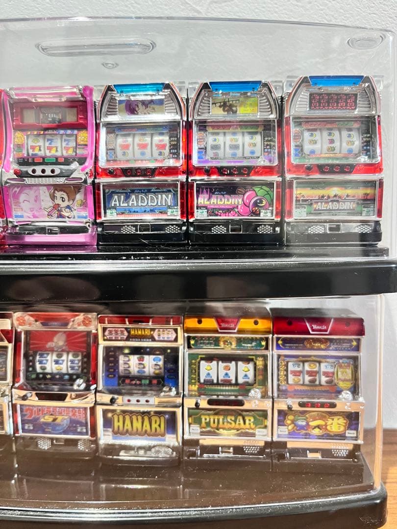 パチスロ魂 パチスロ ミニチュア フィギュア セット ケース付き