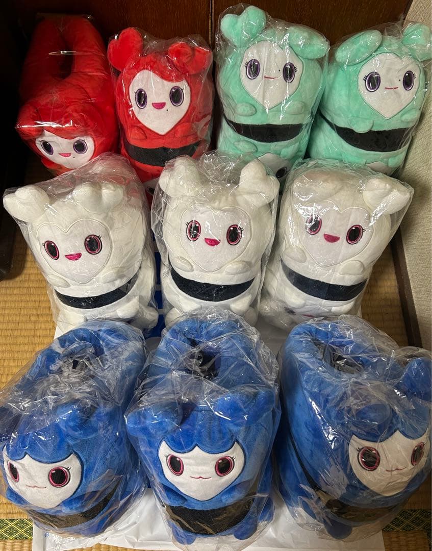 TWICE LOVELYS スリッパ ぬいぐるみスリッパ 10個 セット