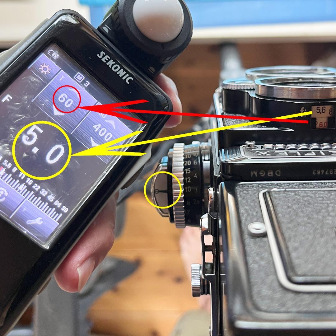 ROLLEIFLEXローライフレックス Planar f3.5 オーバーホール済