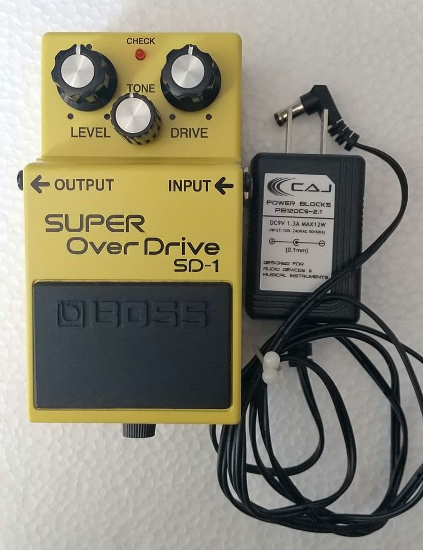 BOSS SUPER Over Drive SD-1 シールドカナレ付き