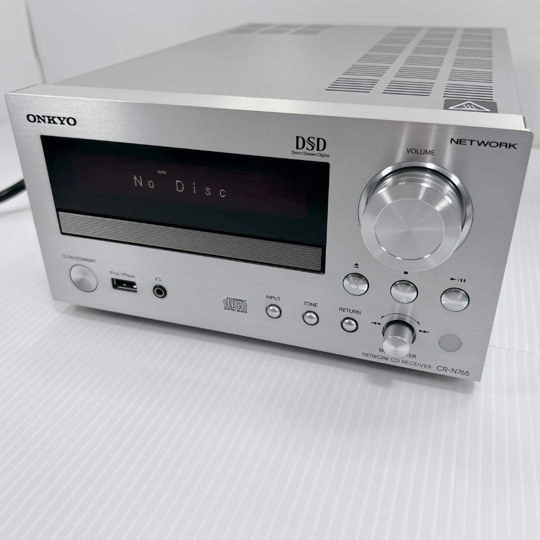 【良品✨】ONKYO ネットワークCDレシーバー シルバー CR-N765(S)