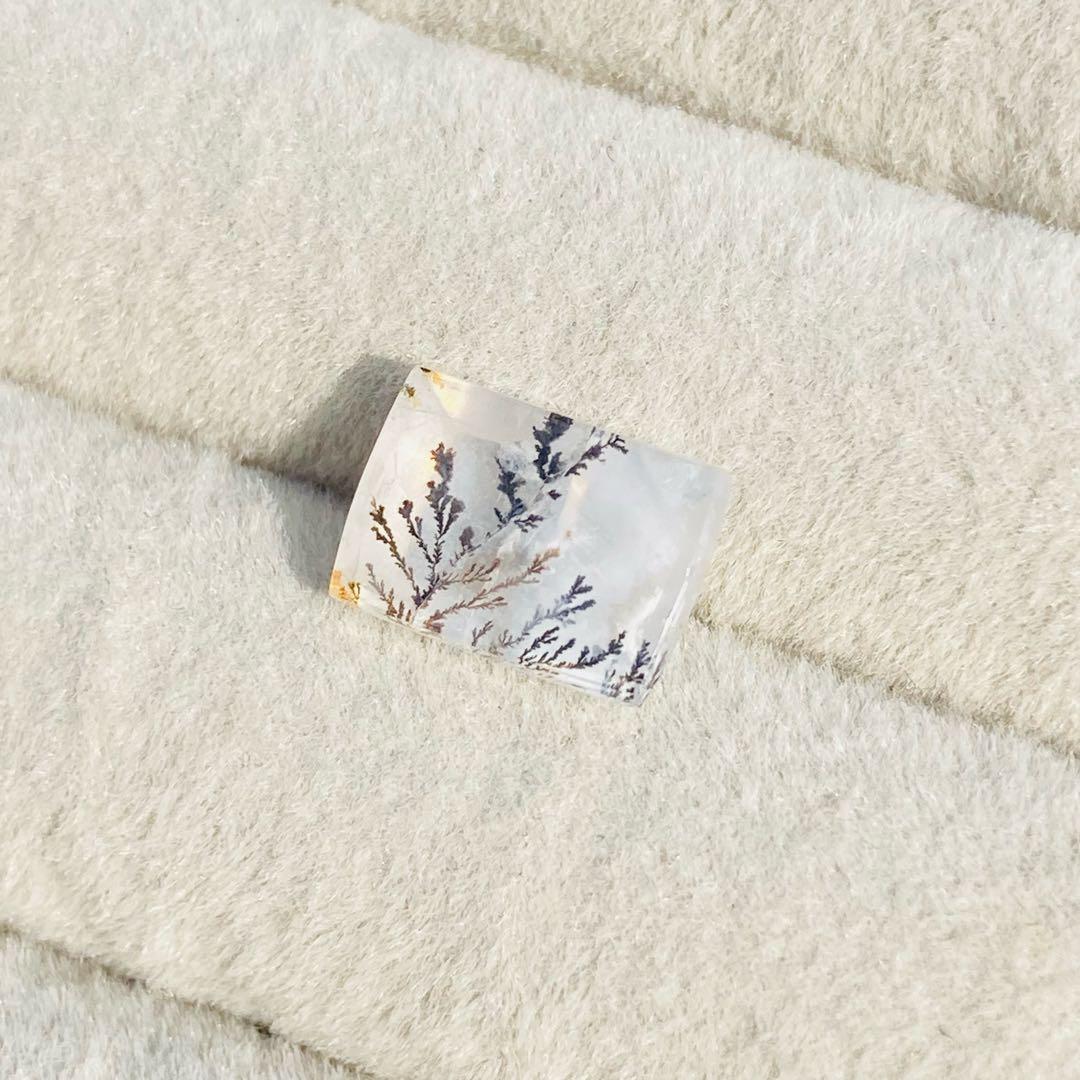 天然石　デンドリックチッククォーツ　ルース　天然石リング