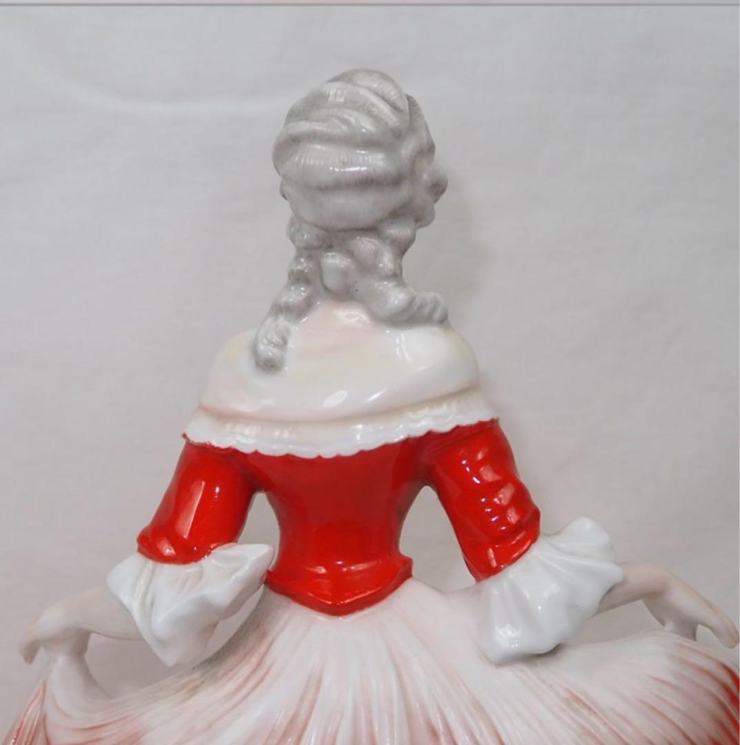 晴天送料無料時代物 1935年『オールドノリタケ』製貴婦人人形 フィギュア