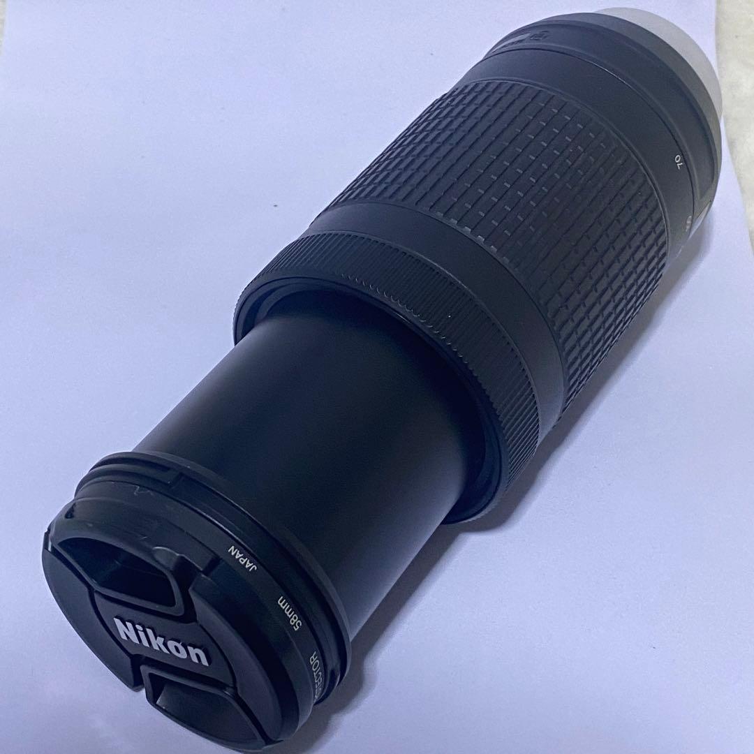 美品❤️Nikon AF-P 70-300mm F4.5-6.3G☆超望遠レンズ