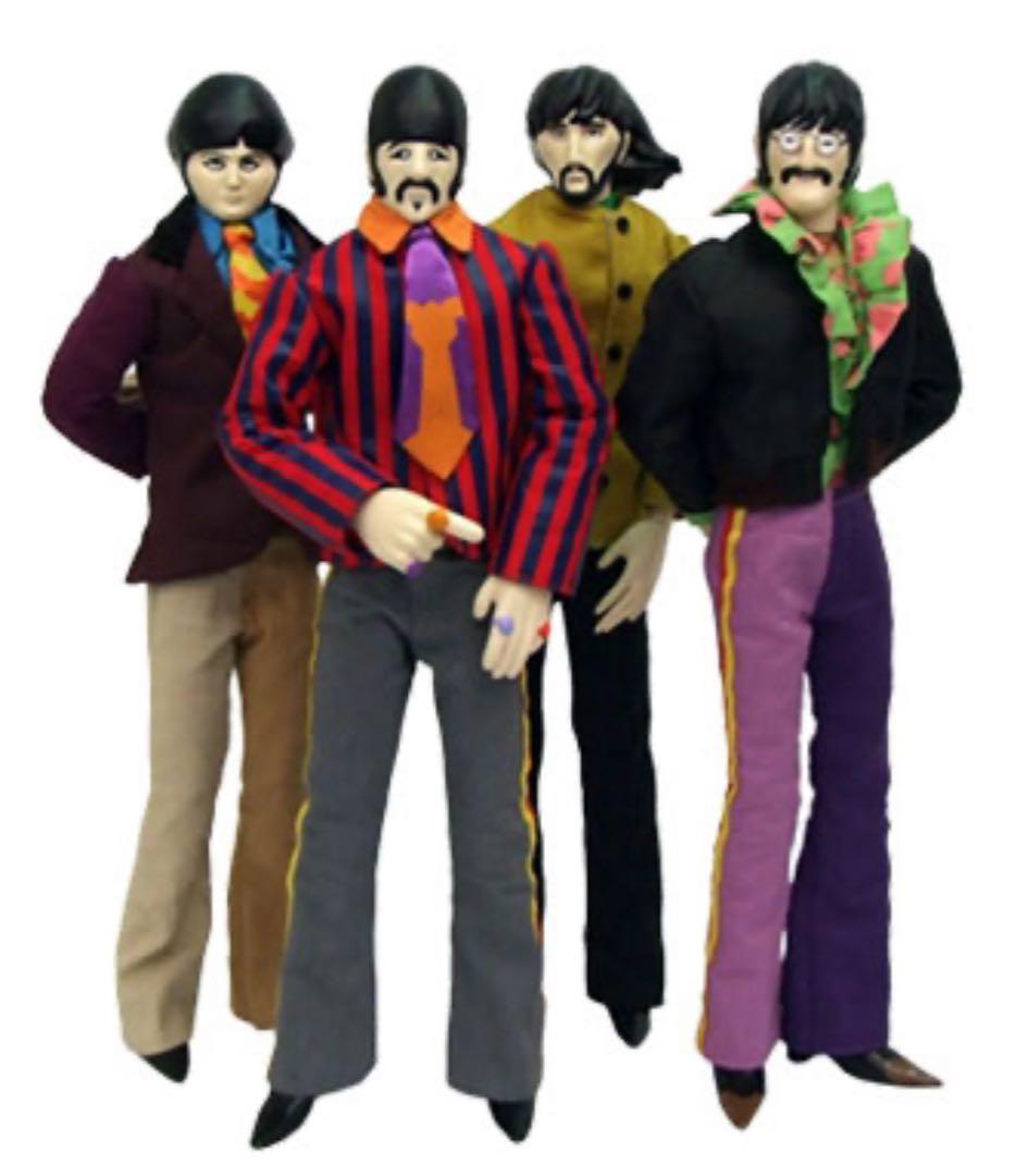 超レア●イエロー・サブマリン12インチビートルズフィギュアセット●ジョンレノン他