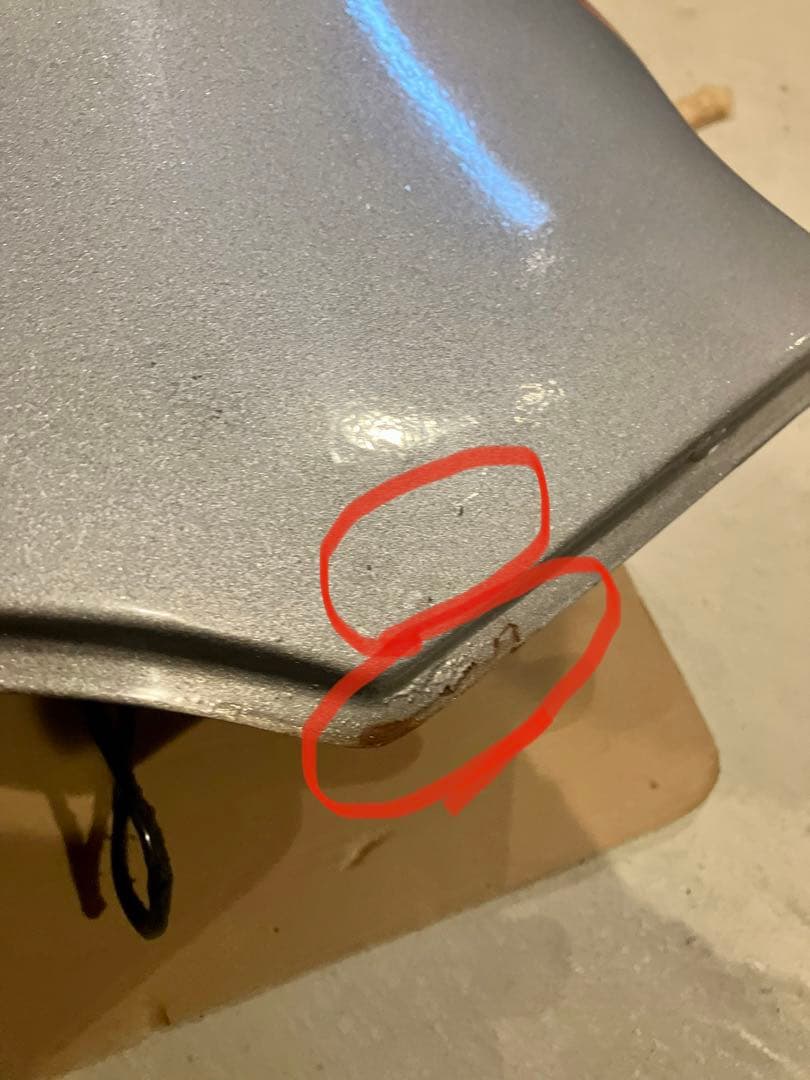 t*u様 gpz900r A9 Kawasaki バイク タンク 青 銀