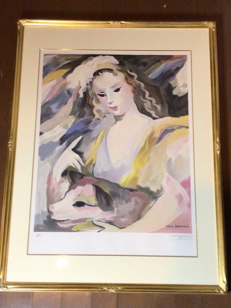 ◉真作保証◉マリー ローランサン◉美品 リトグラフ He版◉正規ADAGP認可