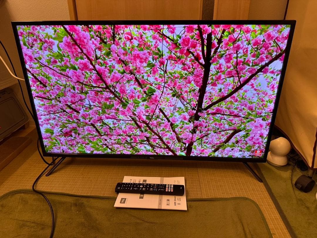 TCL 40S515 スマートテレビ　40型　アプリ内蔵式 21年製　超極美品！