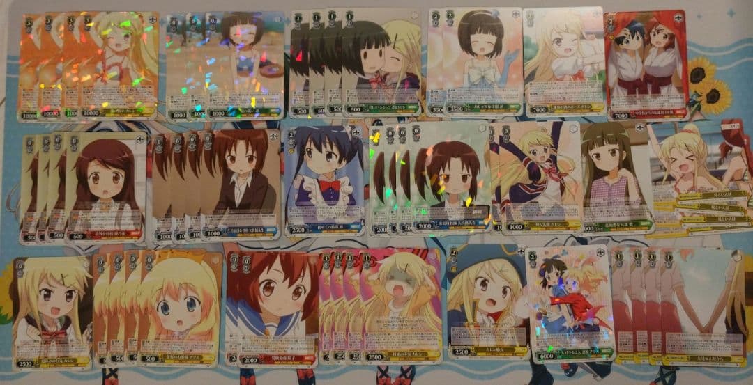 ヴァイスシュヴァルツ　きんいろモザイク　8枝デッキ＋交換用パーツセット