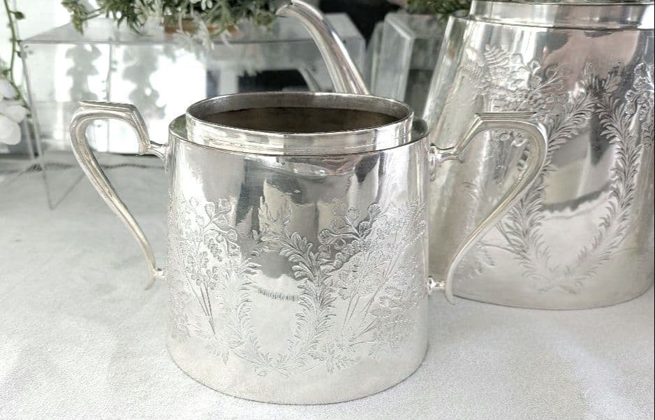 アンティーク　シルバー ティーポット ティーセット