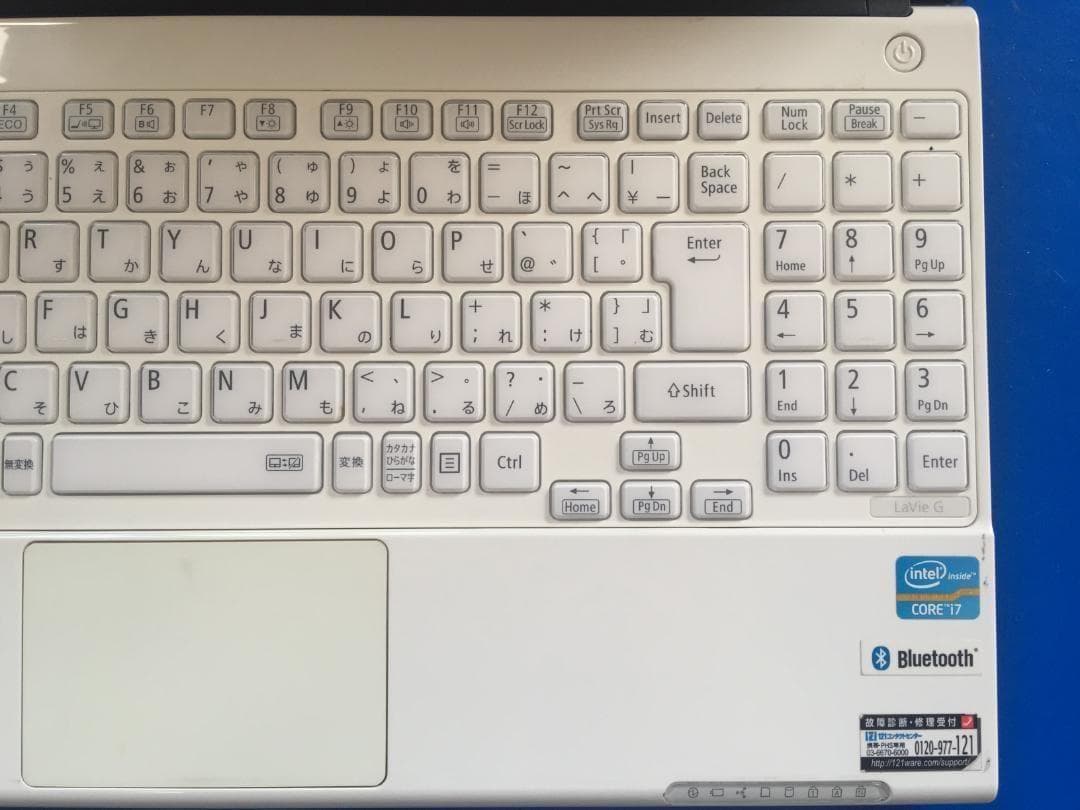 NEC PC-GL206A3AW 13.3型液晶 コンパクト テンキ付きノート