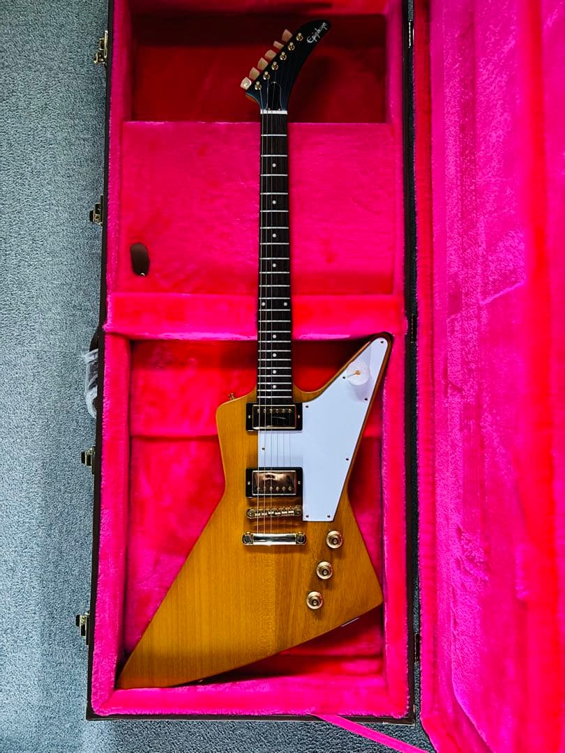 ギター Epiphone Korina Explorer Aged Natural