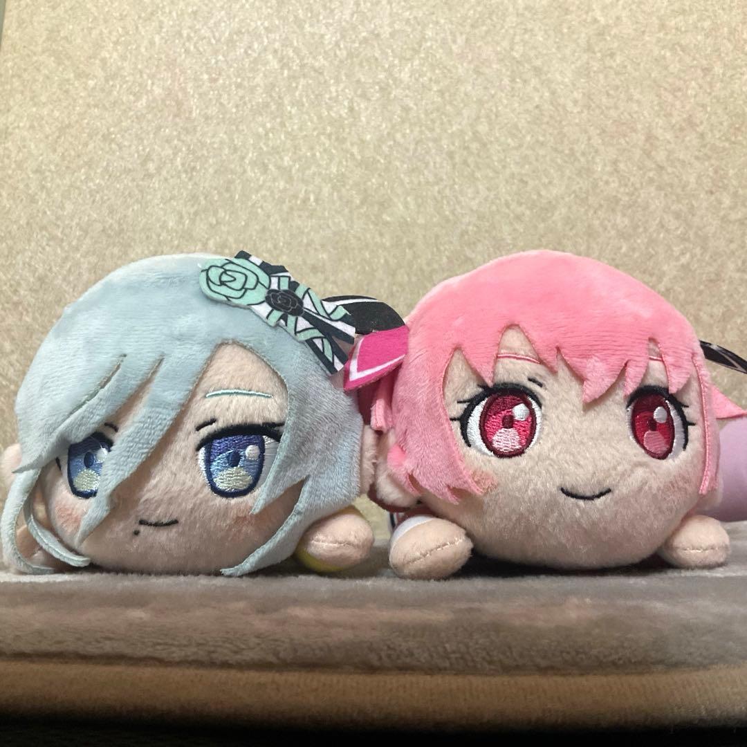 [状態良・未使用・稀少]プロセカ　寝そべりぬいぐるみ 桃井愛莉 日野森雫