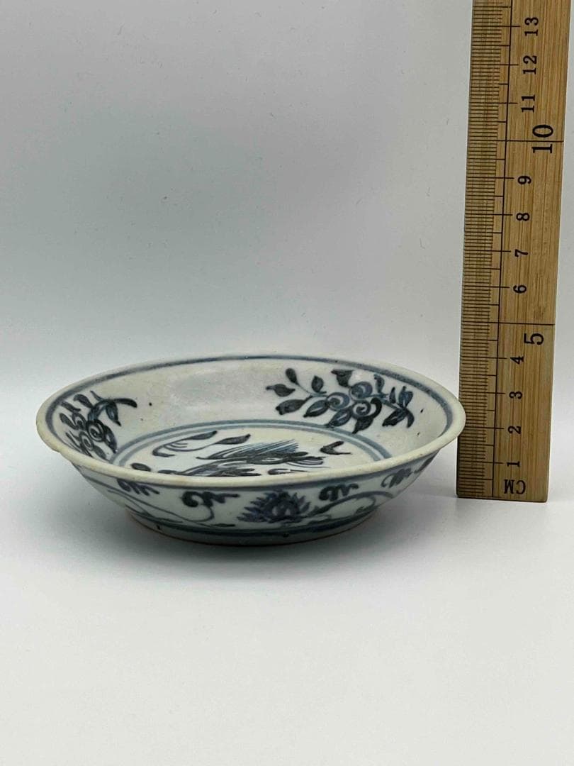 RITAO CHAN公式アカウント10　明時古染付皿唐物時代物(F-82)