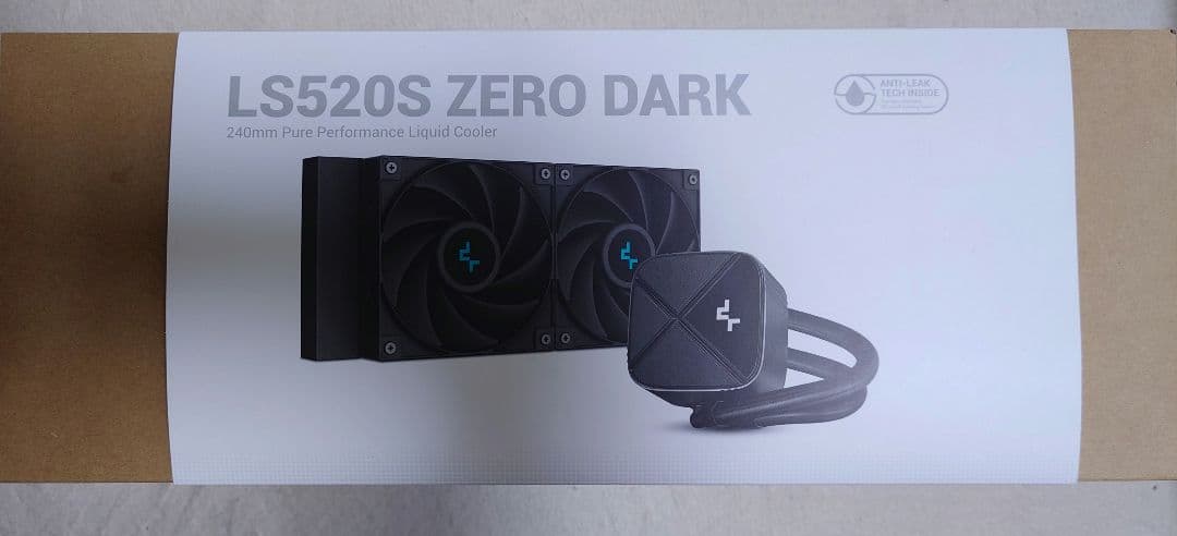 【PCパーツ】DEEPCOOL LS520 ZERODARK【ほぼ新品】