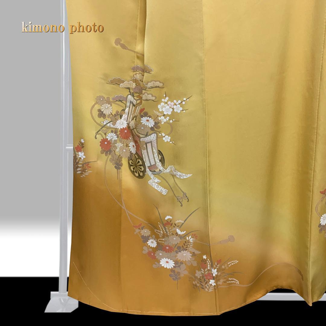 【新品、未使用】正絹【極上逸品】トールサイズ【本金彩手描き友禅】訪問着フルセット