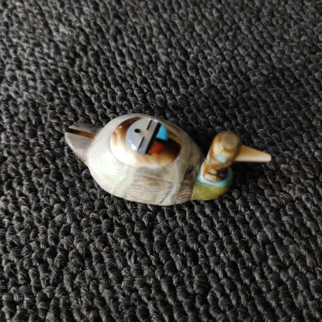 カモ　サンフェイスフェティッシュ　ズニ　フェティシュ　インディアンジュエリー