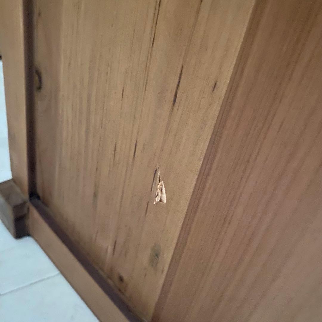 北欧　アンティーク　ガラス　キャビネット　ノットアンティークス　棚　サイドボード