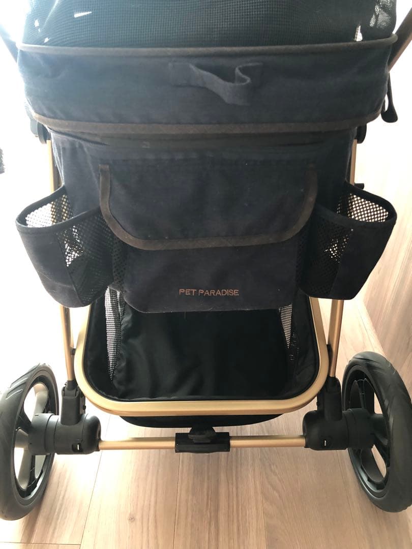 美品⭐︎ペットパラダイス プレミアムカート レインカバー付き！