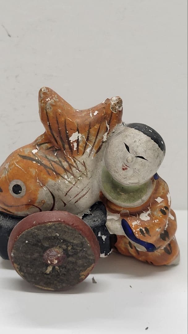 おめでたい 江戸時代 鯛車 郷土玩具 郷土人形 土人形 練物人形