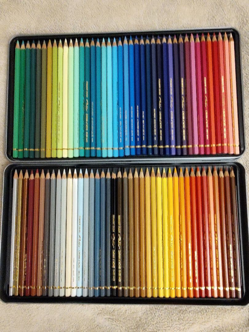 未使用Caran d'Ache Pablo 80色油性色鉛筆セット