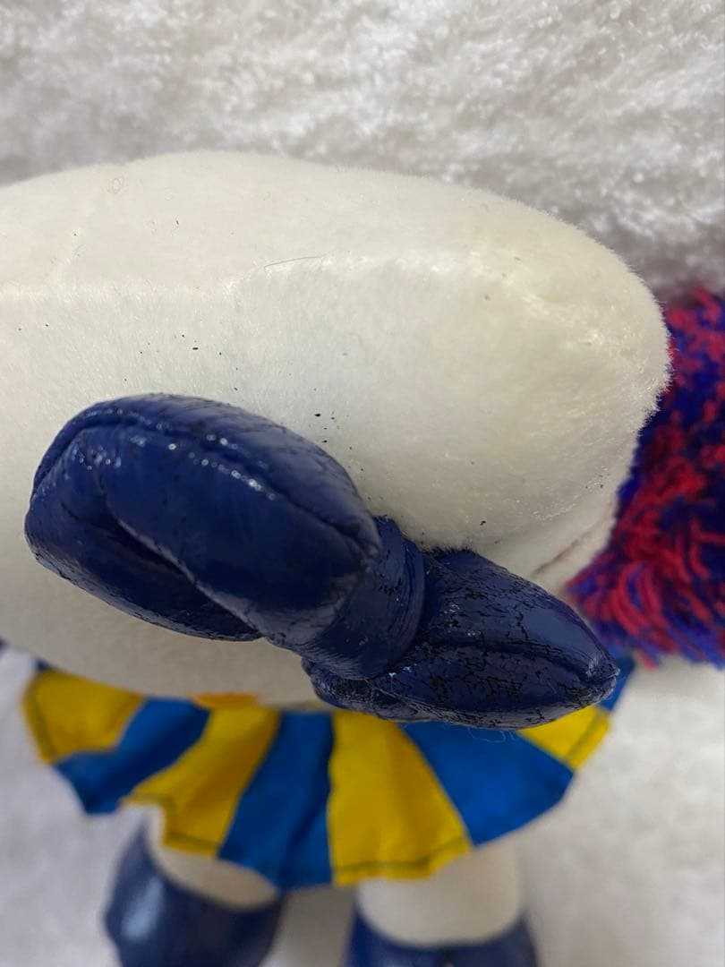 【希少】レトロ　ハローキティ　チアガール3体セット レアサンリオ　ぬいぐるみ