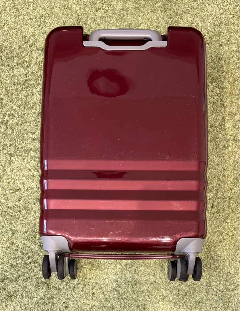 【美品＆匿名配送】エース　キャリーケース　カバー袋、説明書付き　機内持ち込み