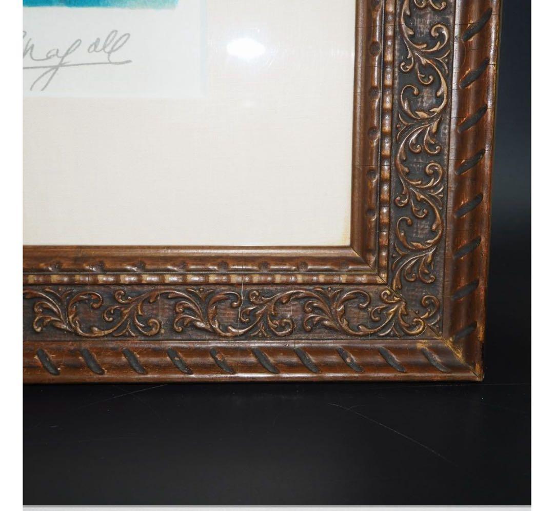 送料無料　マルク・シャガール リトグラフ　140/250大幅迫力96×87ｃｍ