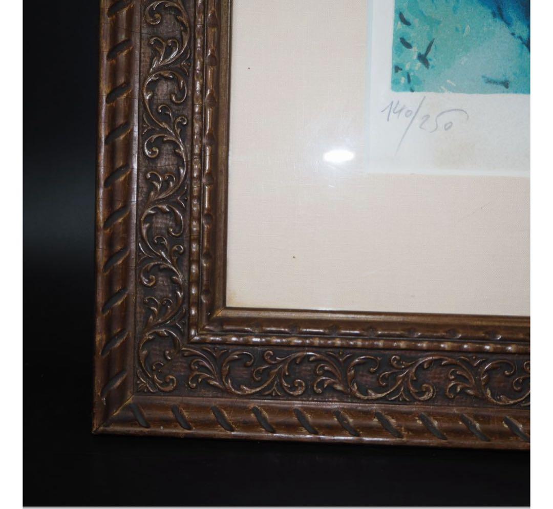 送料無料　マルク・シャガール リトグラフ　140/250大幅迫力96×87ｃｍ